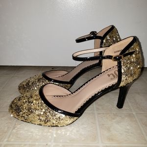 COPY - Gold Sequin high heels